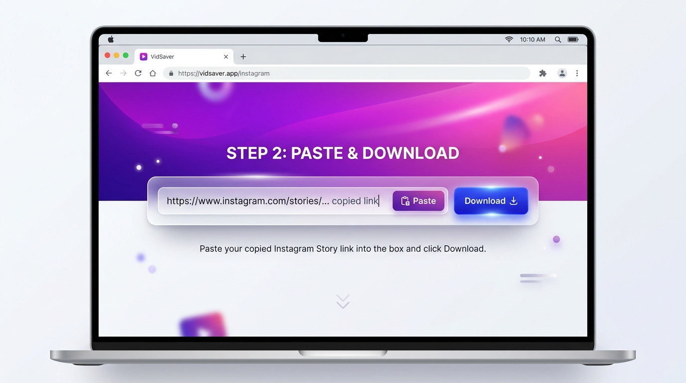 2. Paste Music Link Online